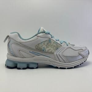 DANSKIN NOW “Jill” White/Blue Athletic Shoes Youth Size 3
